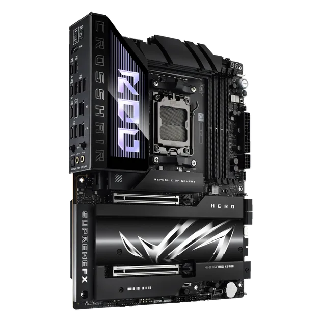 ASUS ROG CROSSHAIR X870E HERO, DDR5, vedere alternativă