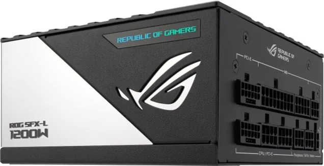 Asus ROG-LOKI-1200T-SFX-L- PCIE5 1200W Titanium (90YE00N0-B0NA00), vedere laterală