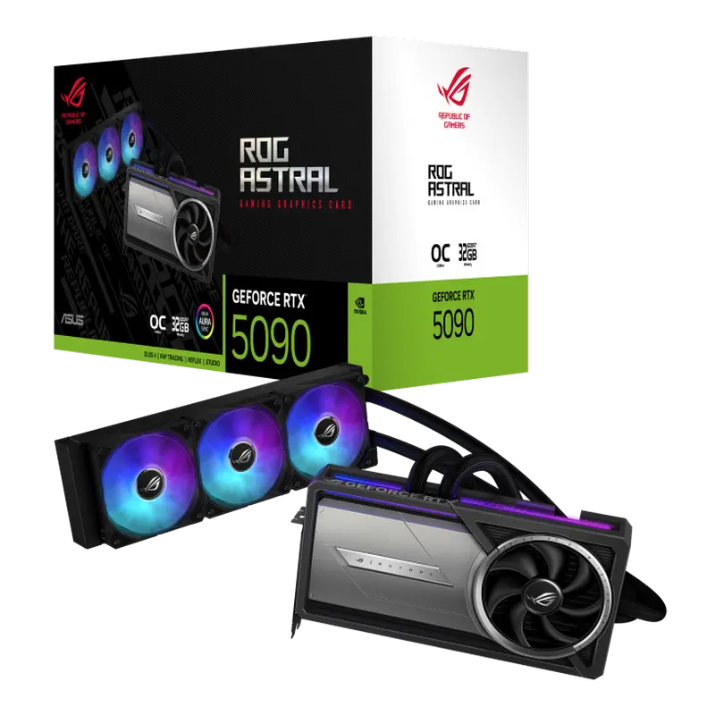 ASUS RTX5090 32GB GDDR7 ROG Astral Gaming LC OC (ROG-ASTRAL-LC-RTX5090-O32G-GAMING)