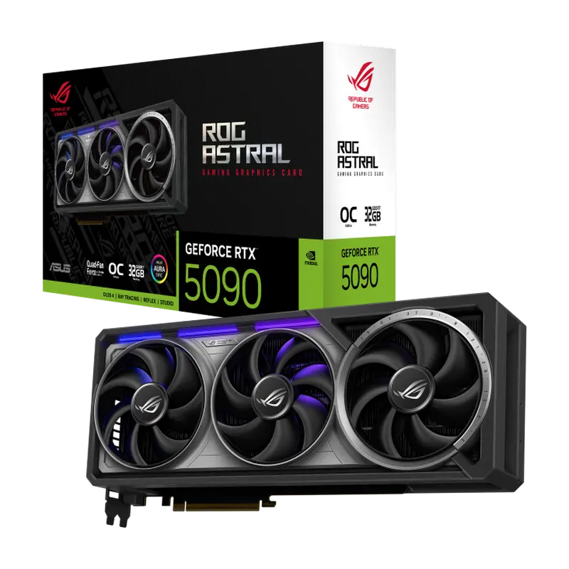 ASUS RTX5090 32GB GDDR7 ROG Astral Gaming OC (ROG-ASTRAL-RTX5090-O32G-GAMING)