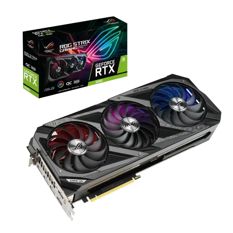 ASUS RTX3090 24GB GDDR6X ROG Strix Gaming OC (ROG-STRIX-RTX3090-O24G-GAMING)