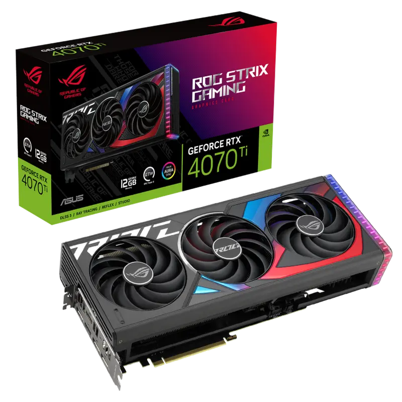 ASUS RTX4070Ti 12GB GDDR6X ROG Strix (ROG-STRIX-RTX4070TIO12G-GAMING)