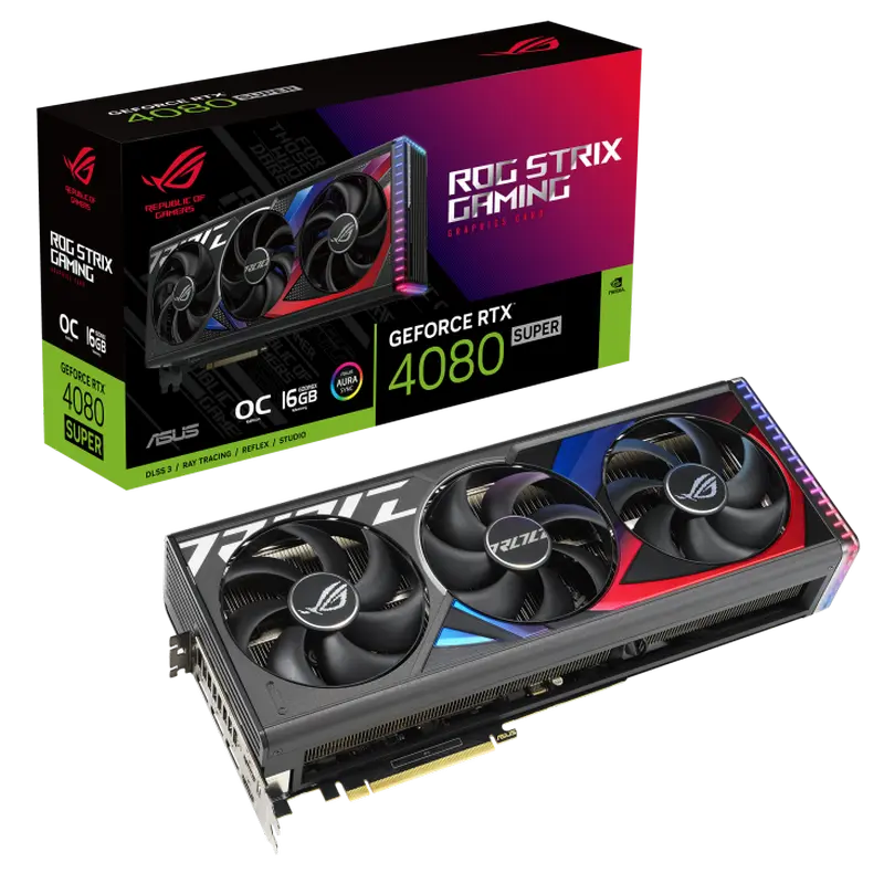 ASUS RTX4080 Super 16GB GDDR6X Rog Strix (ROG-STRIX-RTX4080S-O16G-GAMING)