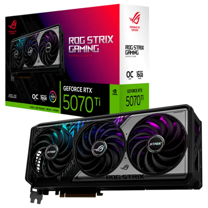 ASUS RTX5070Ti 16GB GDDR7 ROG Strix (ROG-STRIX-RTX5070TI-O16G-GAMING)