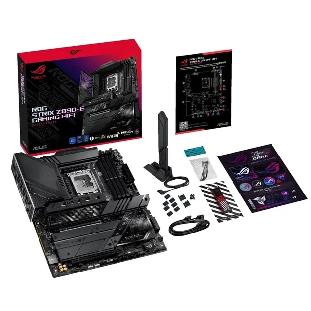 ASUS ROG STRIX Z890-E s1851 Z890 4xDDR5 M.2 DP HDMI Wi-Fi BT, vedere alternativă