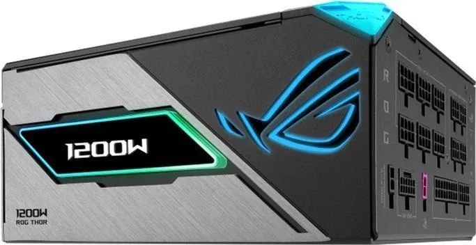 ASUS ROG Thor 1200W Platinum III, vedere laterală