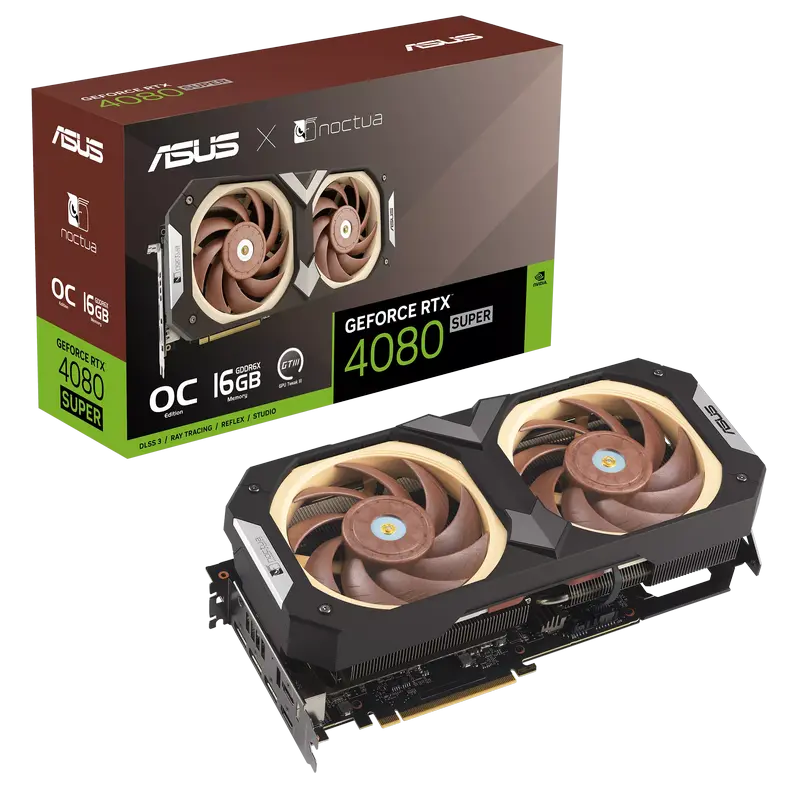 ASUS RTX4080 Super 16GB GDDR6X Noctua (RTX4080S-O16G-NOCTUA)