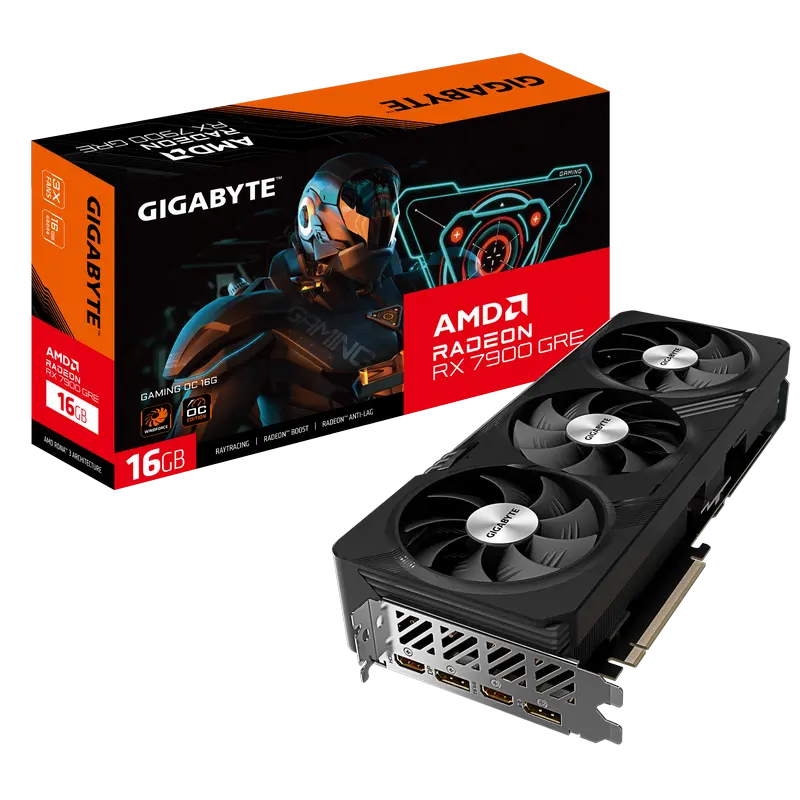 VGA Gigabyte Radeon RX 7900 GRE 16GB GDDR6 Gaming OC (GV-R79GREGAMING OC-16GD)