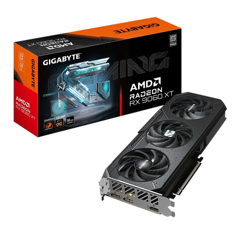 VGA Gigabyte Radeon RX 9060 XT 16GB GDDR6 Gaming OC (GV-R9060XTGAMING OC-16GD)