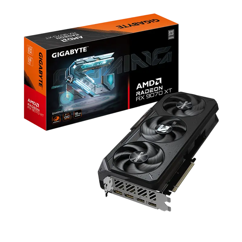 VGA Gigabyte Radeon RX 9070 XT 16GB GDDR6 Gaming OC (GV-R9070XTGAMING OC-16GD)