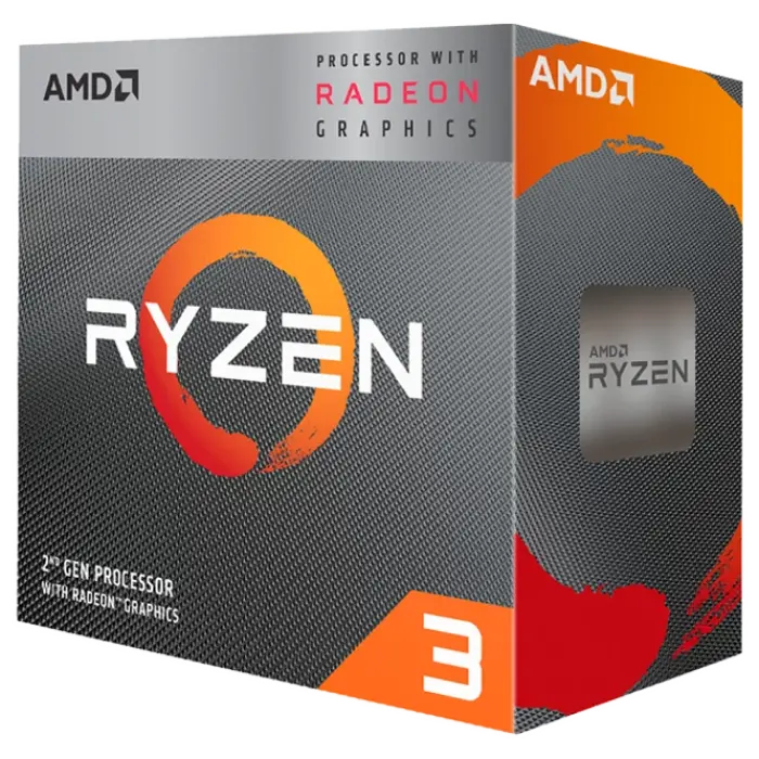 APU AMD Ryzen 3 3200G (3.6-4.0GHz, 4C/4T,L2 2MB,L3 4MB,12nm, Vega 8 Graphics, 65W), Socket AM4, Box