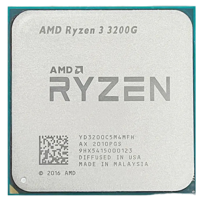 APU AMD Ryzen 3 3200G (3.6-4.0GHz, 4C/4T,L2 2MB,L3 4MB,12nm, Vega 8 Graphics, 65W), Socket AM4, Tray