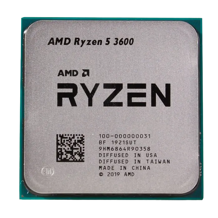 CPU AMD Ryzen 5 3600 (3.6-4.2GHz, 6C/12T, L2 3MB, L3 32MB, 7nm, 65W), Socket AM4, Tray