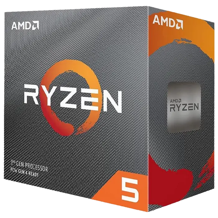 CPU AMD Ryzen 5 3600 (3.6-4.2GHz, 6C/12T, L2 3MB, L3 32MB, 7nm, 65W), Socket AM4, Rtl