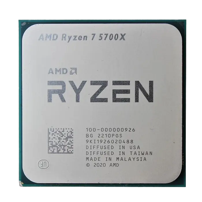 CPU AMD Ryzen 7 5700X (3.4-4.6GHz, 8C/16T, L2 4MB, L3 32MB, 7nm, 65W), Socket AM4, Rtl