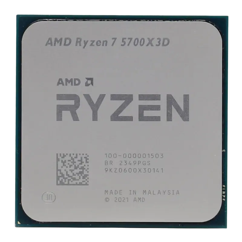 CPU AMD Ryzen 7 5700X3D (3.0-4.1GHz, 8C/16T, L2 4MB, L3 96MB, 7nm, 105W), Socket AM4, Tray