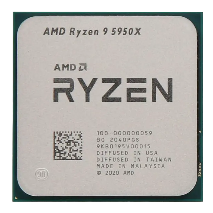 CPU AMD Ryzen 9 5950X (3.4-4.9GHz, 16C/32T, L2 8MB, L3 64MB, 7nm, 105W), Socket AM4, Tray