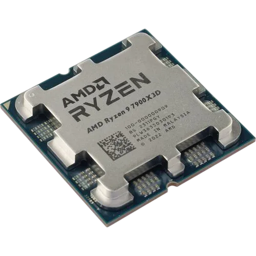 AMD Ryzen 9 7900X3D Socket AM5 OEM (100-000000909), 12C/24T, vedere laterală