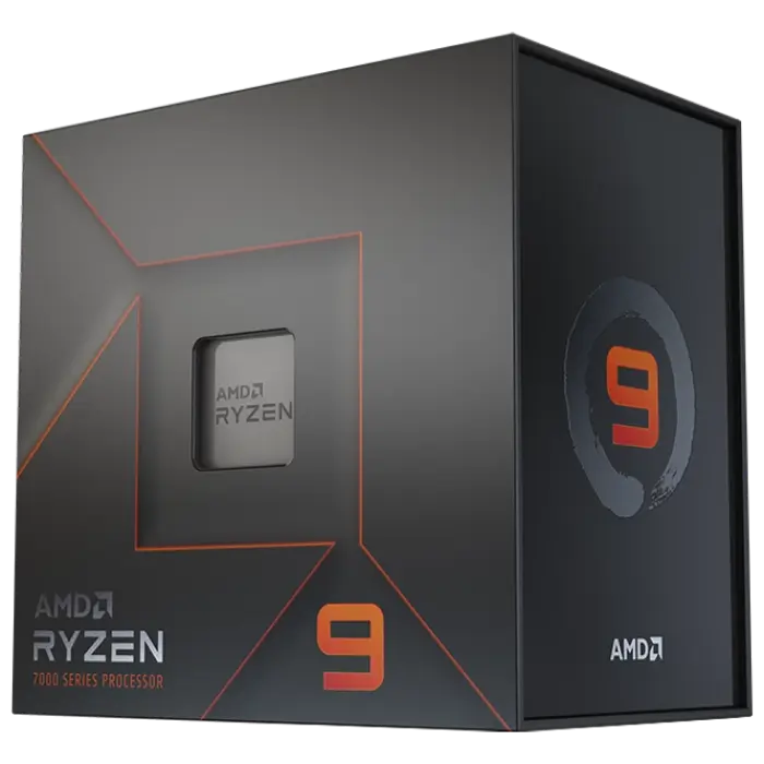 CPU AMD Ryzen 9 7950X (4.5-5.7GHz, 16C/32T, L2 16MB, L3 64MB, 5nm, 170W), Socket AM5, Rtl