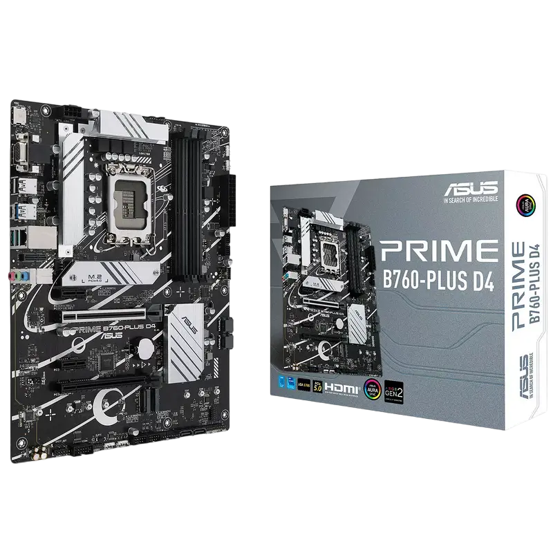 ASUS S1700 ASUS PRIME B760-PLUS D4 ATX