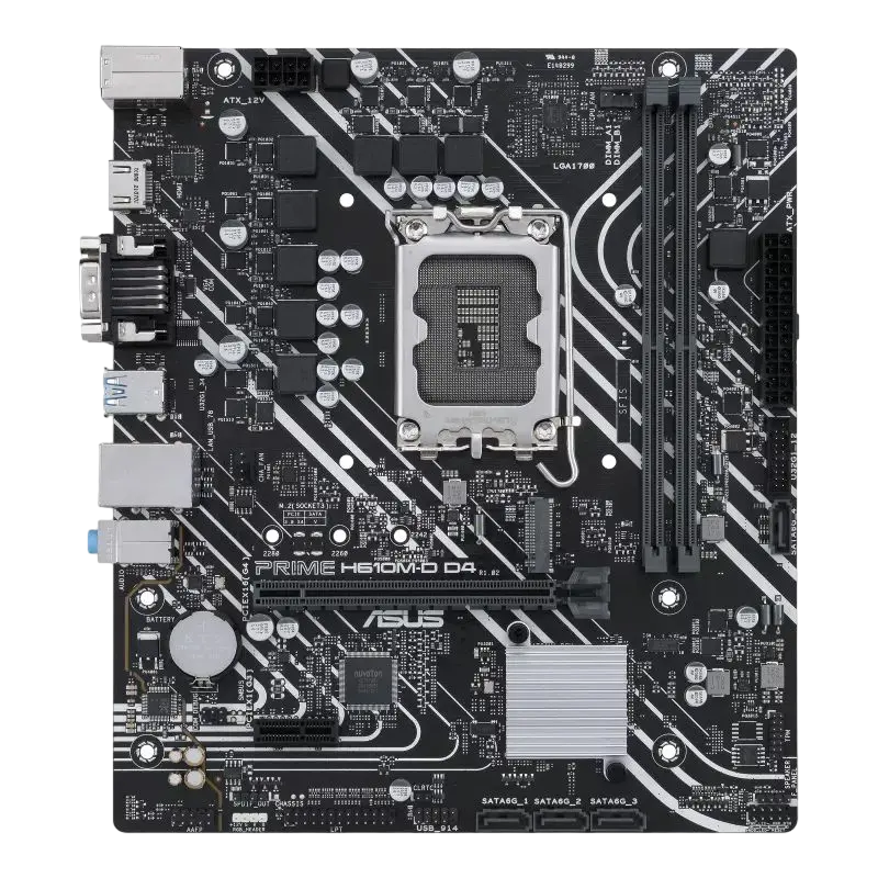 ASUS S1700 ASUS PRIME H610M-D D4 mATX