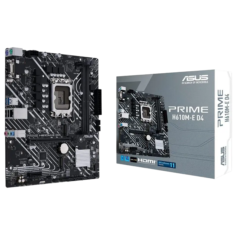 ASUS S1700 ASUS PRIME H610M-E D4 mATX
