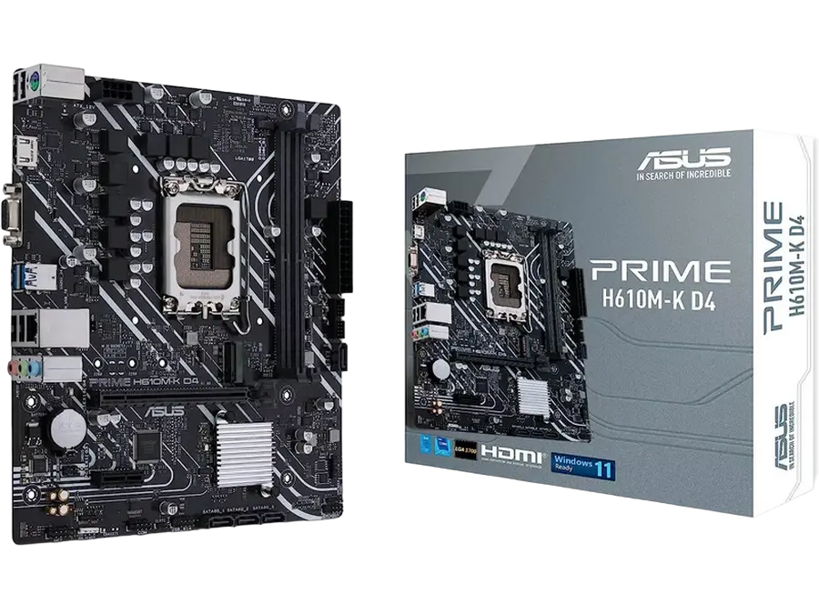 ASUS S1700 ASUS PRIME H610M-K D4 mATX
