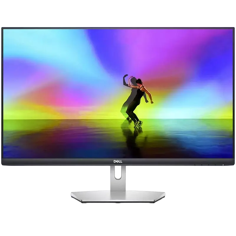 27" DELL S2721H, Black/Silver, IPS, 1920x1080, 75Hz. FreeSync, 4ms, 300cd, HDMI+AudioOut, Speakers