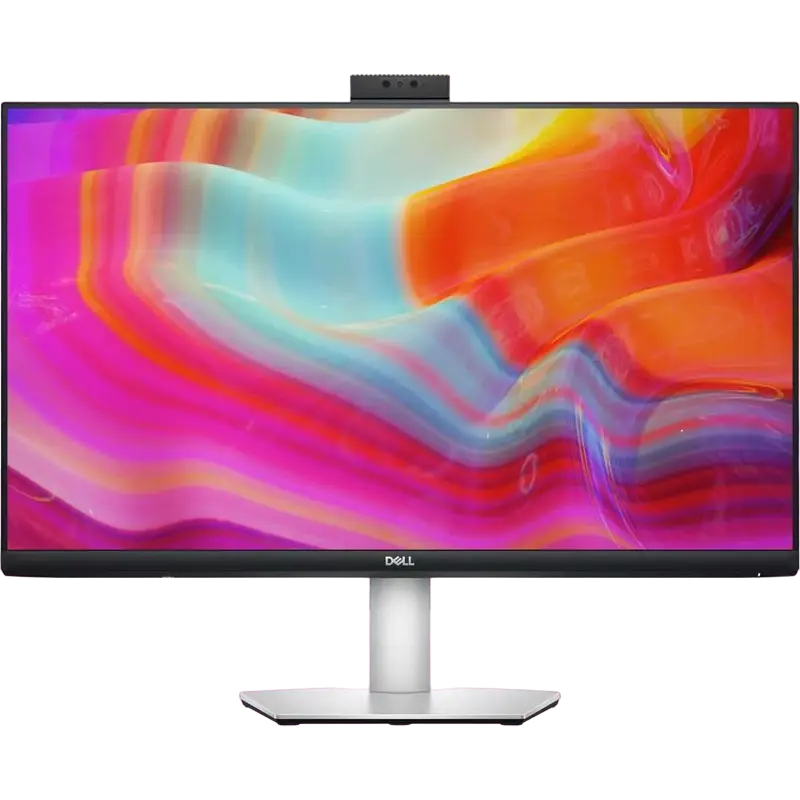 27" DELL S2722DZ, Silver, IPS, 2560x1440, 75Hz,4ms, 350cd, WebCAM, HDMI+DP+USB+TypeC, Spkrs, Pivot