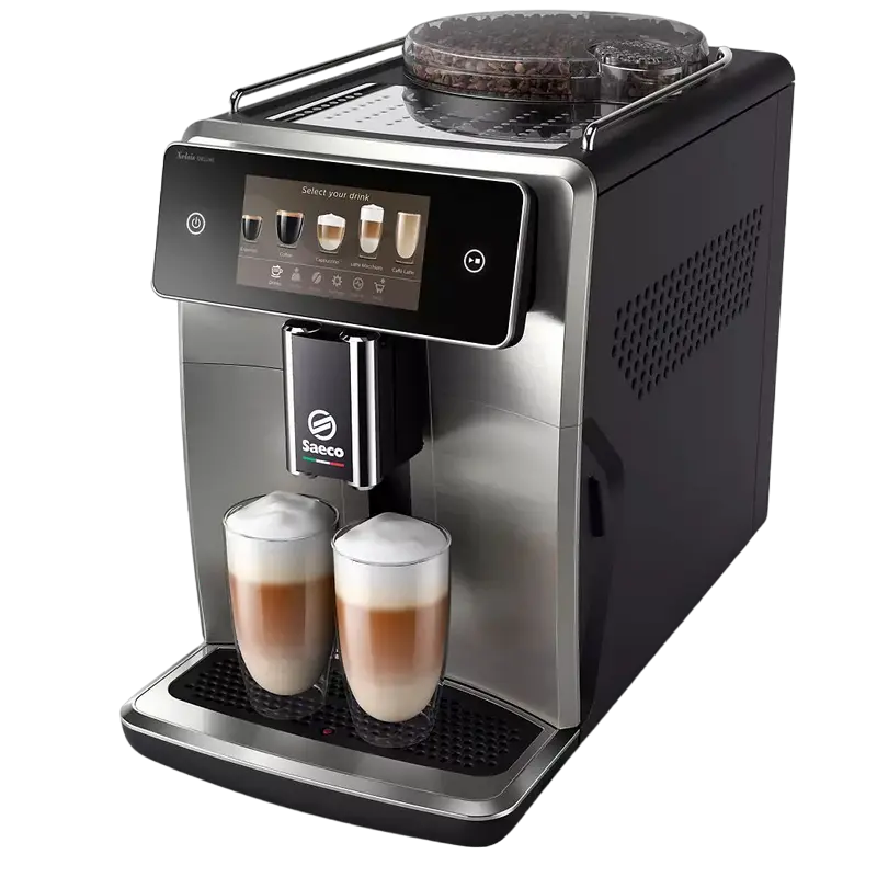 Saeco SM8785/00 espressor, vedere laterală
