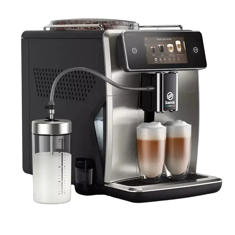 Saeco SM8785/00 espressor, vedere posterioară