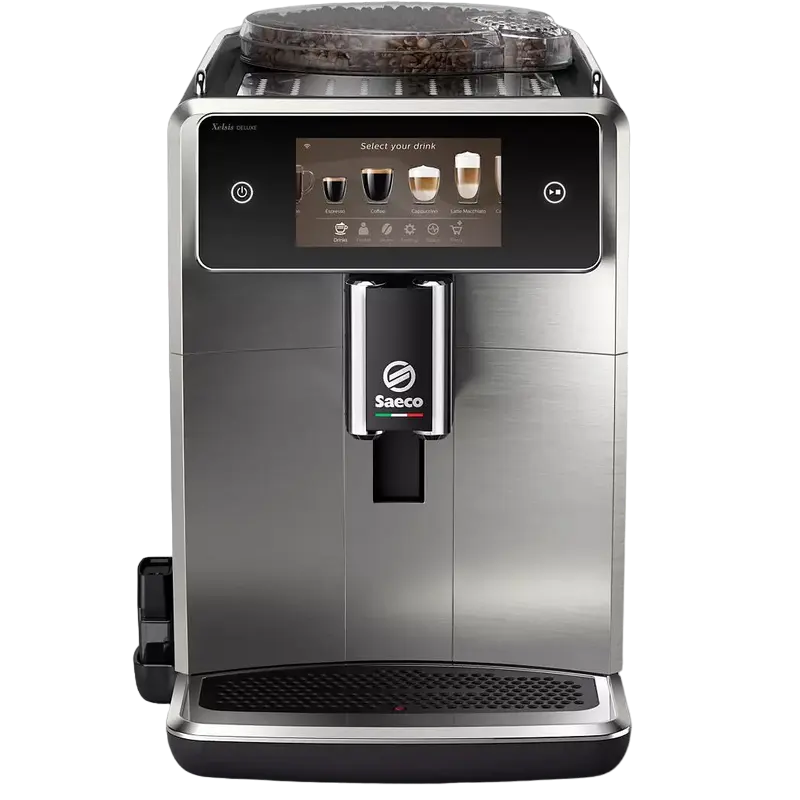 Saeco SM8785/00 espressor, detaliu interfață