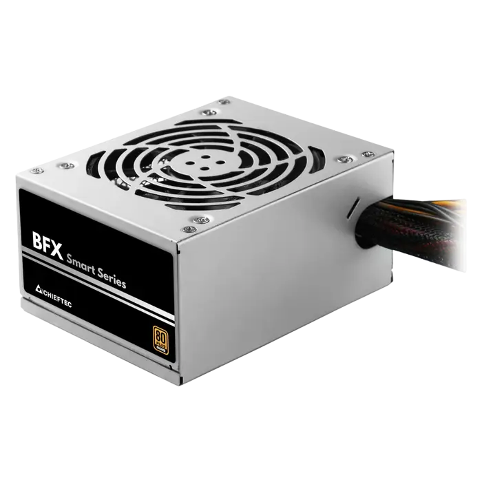 Power Supply SFX 350W Chieftec BFX-350BS, 80+ Bronze, 90mm, Active PFC, DC/DC, Silver