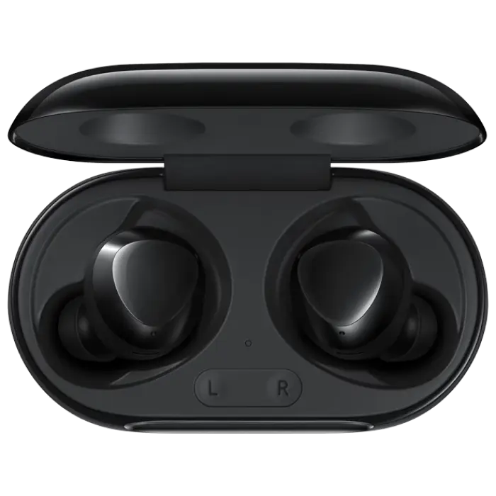 Casti true wireless Samsung Galaxy Buds+ negru, detaliu interfață