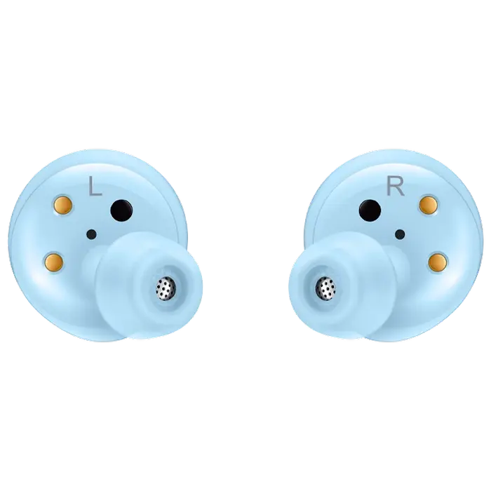 Căști Samsung Galaxy Buds+ albastre R175, detaliu interfață