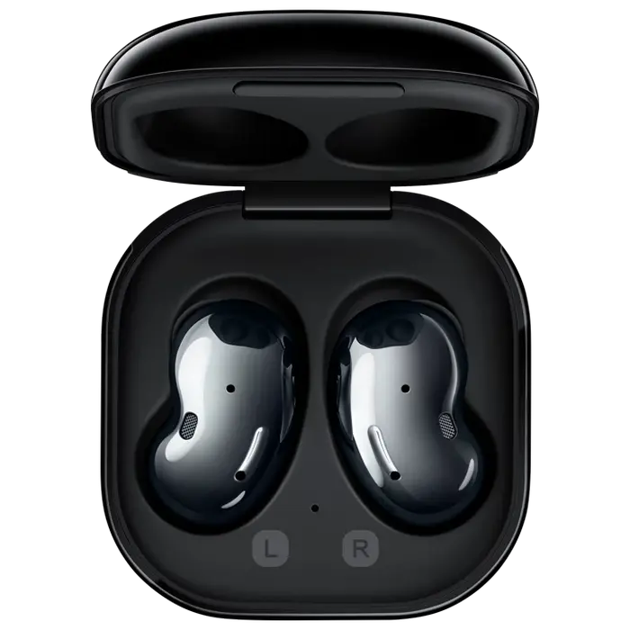 Casti true wireless Samsung Galaxy Buds Live, negru, detaliu interfață