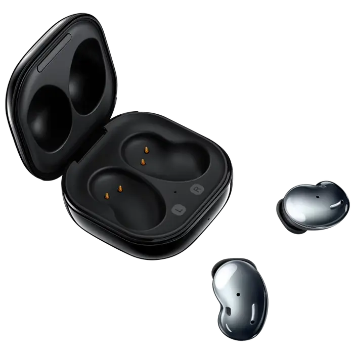 Casti true wireless Samsung Galaxy Buds Live, negru, detaliu interfață