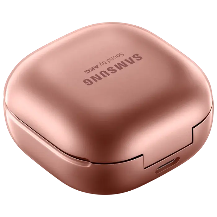 Căști true wireless Samsung Galaxy Buds Live, bronz, vedere laterală
