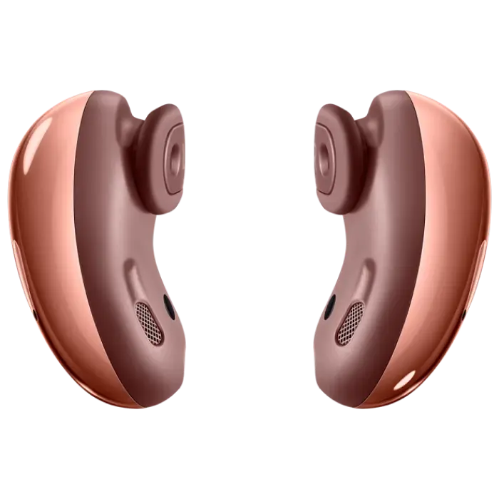 Căști true wireless Samsung Galaxy Buds Live, bronz, vedere posterioară