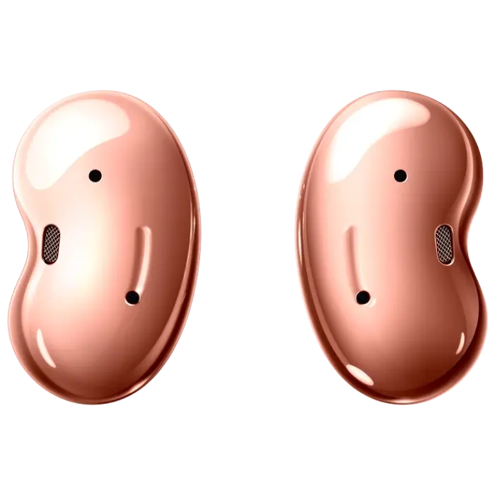 Căști true wireless Samsung Galaxy Buds Live, bronz, detaliu interfață