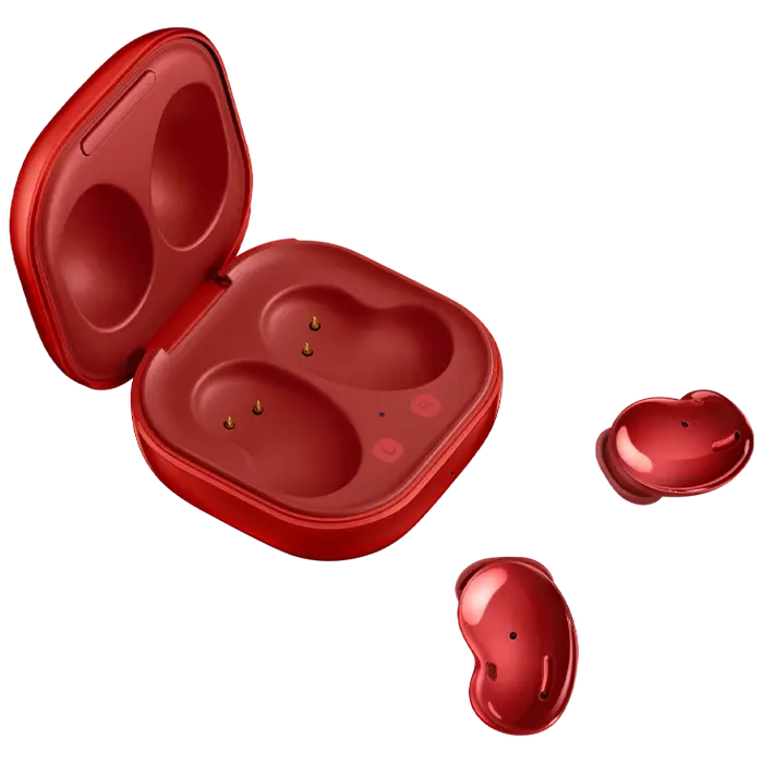 Casti true wireless Samsung Galaxy Buds Live, rosu, vedere posterioară