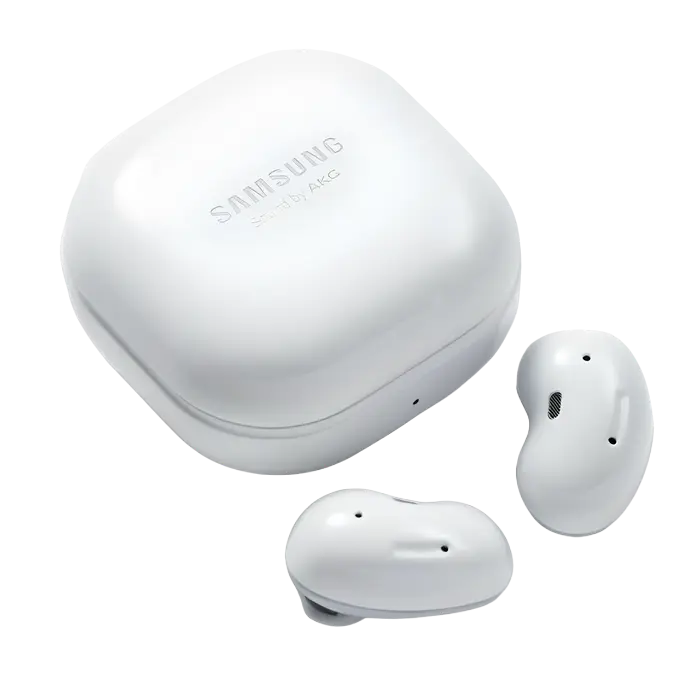Casti true wireless Samsung Galaxy Buds Live alb, ambalaj