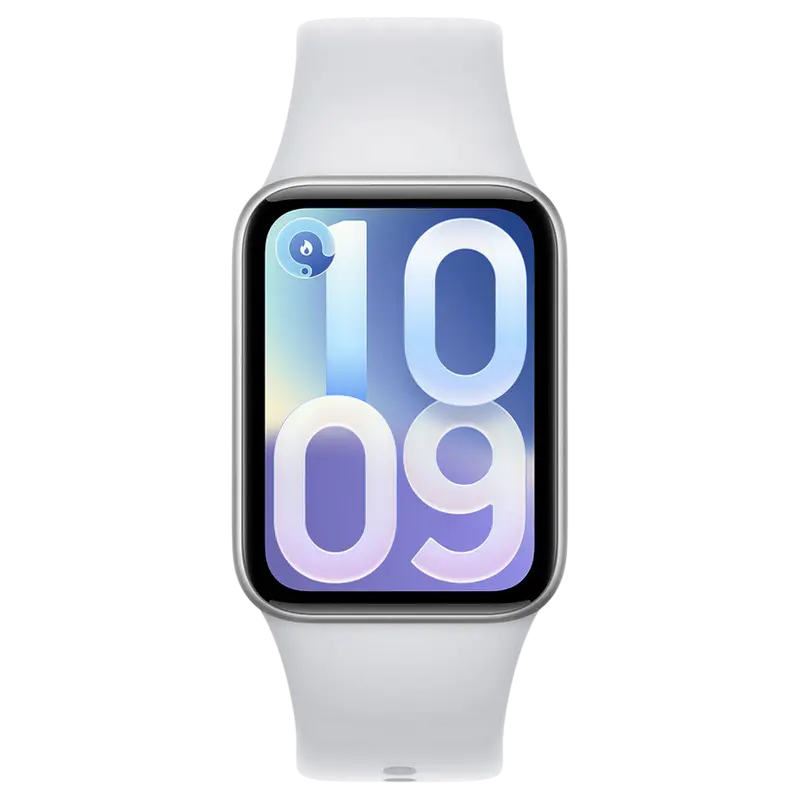 Brățară inteligentă Xiaomi Smart Band 10 Pro Argintiu, vedere laterală