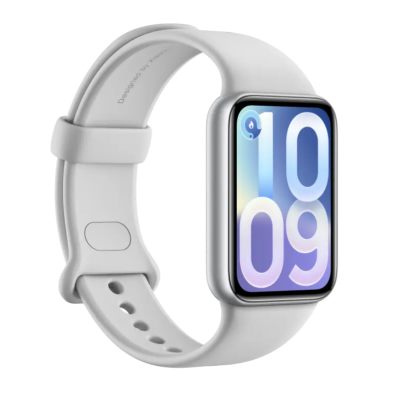 Brățară inteligentă Xiaomi Smart Band 10 Pro Argintiu, detaliu interfață