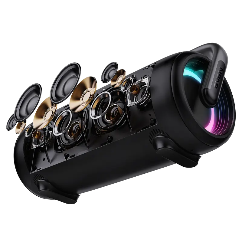 Boxa portabila SVEN PS-395 80W Bluetooth TWS IPX5, imagine suplimentară 10