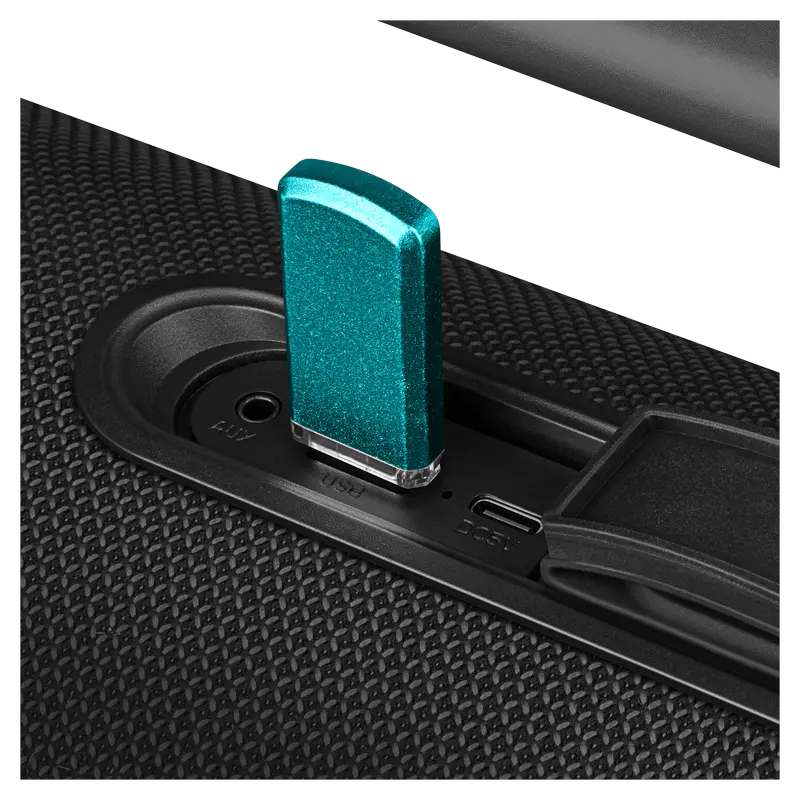 Boxa portabila SVEN PS-395 80W Bluetooth TWS IPX5, vedere posterioară