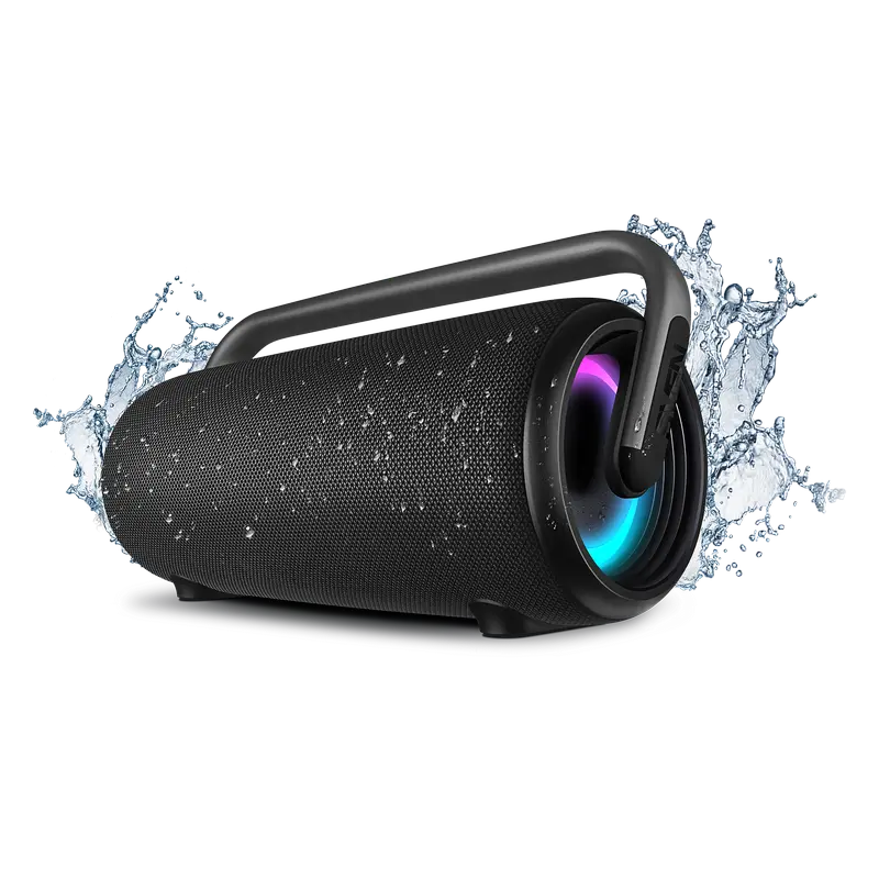 Boxa portabila SVEN PS-395 80W Bluetooth TWS IPX5, detaliu interfață