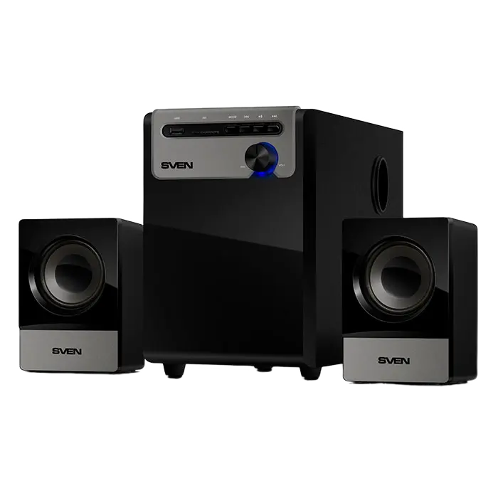 Speakers SVEN "MS-110" Black, 10w / 5w + 2x2.5w / 2.1