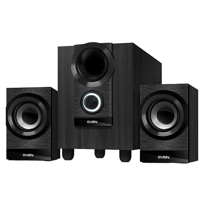 Speakers SVEN "MS-150" Black, 15w / 8w + 2x3.5w / 2.1