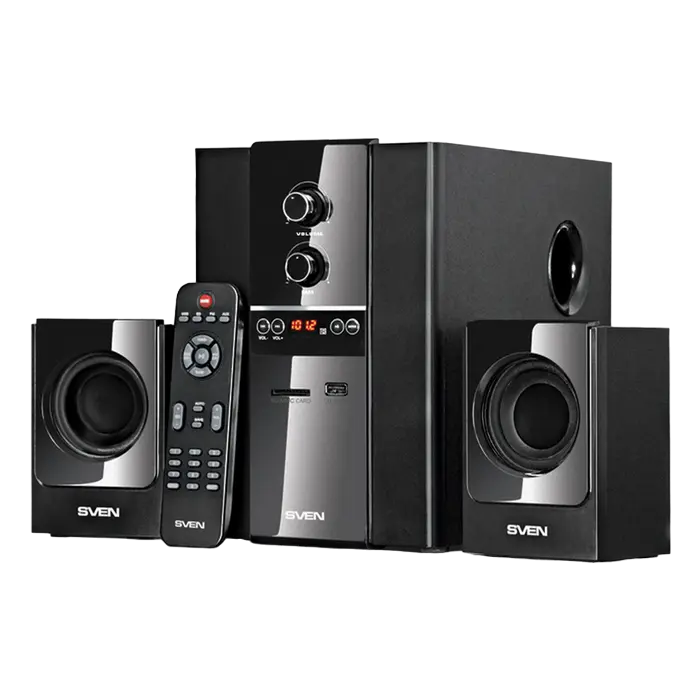 Speakers SVEN "MS-1820" SD-card, USB, FM, Black, 40w / 18w + 2x11w / 2.1